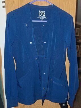 Barco One XXS navy scrub jacket